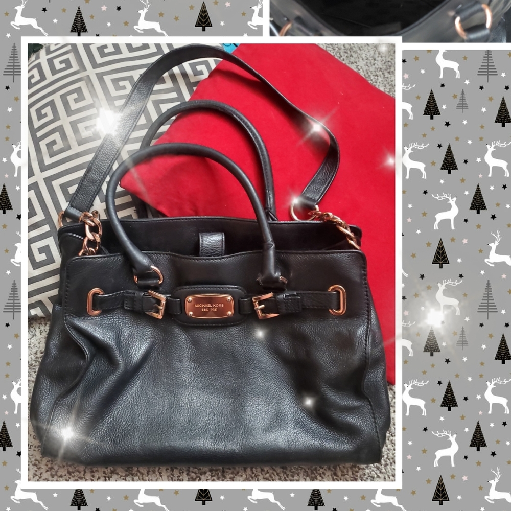 Michael Kors purse rosegold hardware!